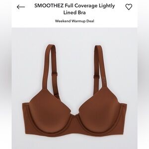 NWOT Aerie Smoothiez full coverage bra 34D